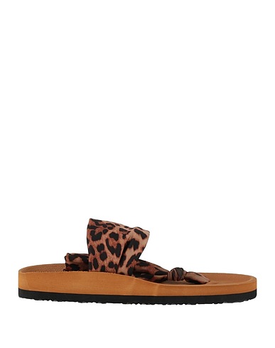 GIOSEPPO Flip flops Beige Textile fibres