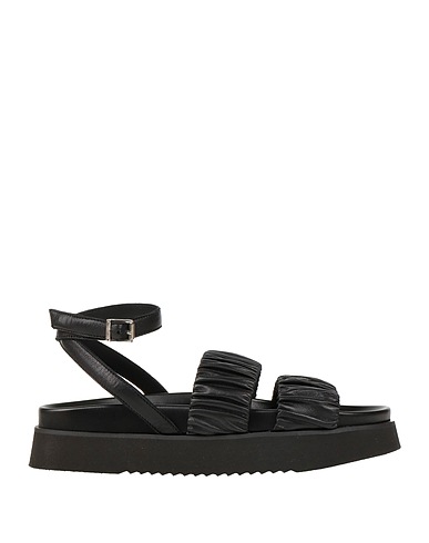 JANET & JANET Sandals Black Soft Leather