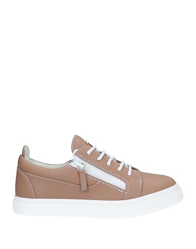 GIUSEPPE ZANOTTI Sneakers Light brown Soft Leather