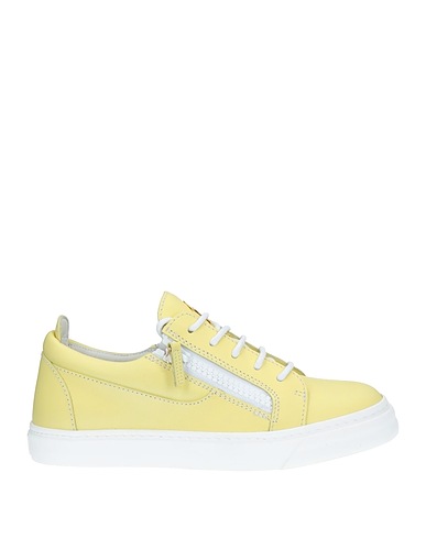 GIUSEPPE ZANOTTI Sneakers Pastel yellow Soft Leather