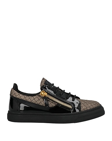 GIUSEPPE ZANOTTI Sneakers Gold Leder, Gewebefasern