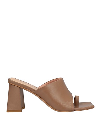 OTTOD'AME Flip flops Khaki Soft Leather