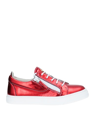 GIUSEPPE ZANOTTI Sneakers Red Soft Leather