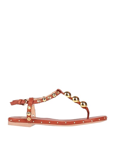 AGL Flip flops Tan Leather