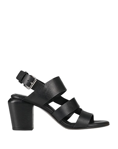 ELENA IACHI Sandals Black Soft Leather