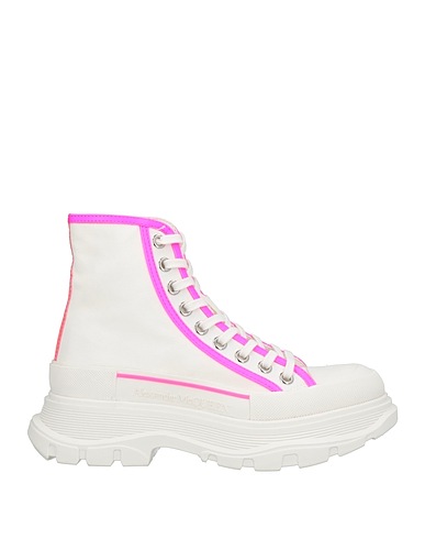 MCQUEEN Sneakers White Textile fibers