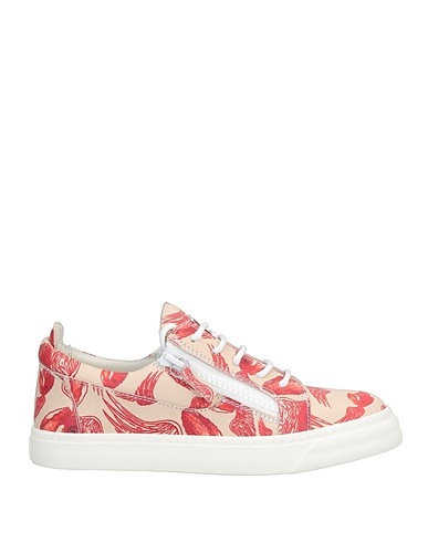 GIUSEPPE ZANOTTI Sneakers Red 100% Soft Leather