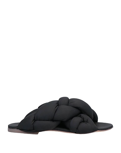 SEBASTIAN Milano Sandals Black Textile fibres