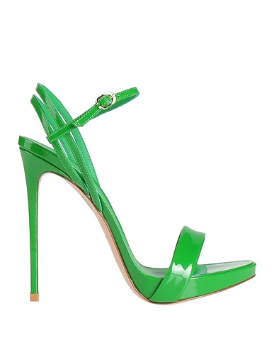 LE SILLA Sandals Green Soft Leather