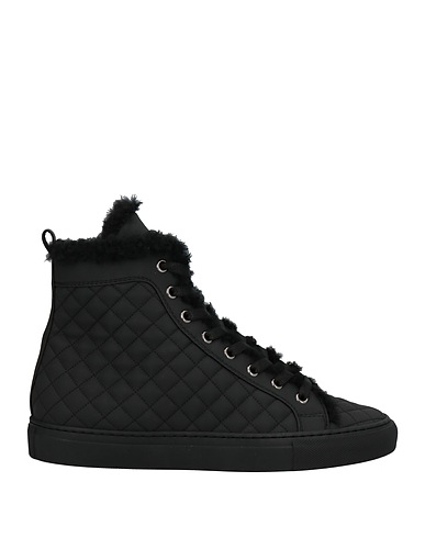 LE SILLA Sneakers Black Textile fibers, Shearling