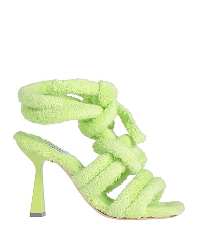 SEBASTIAN Milano Sandals Lime green Textile fibres