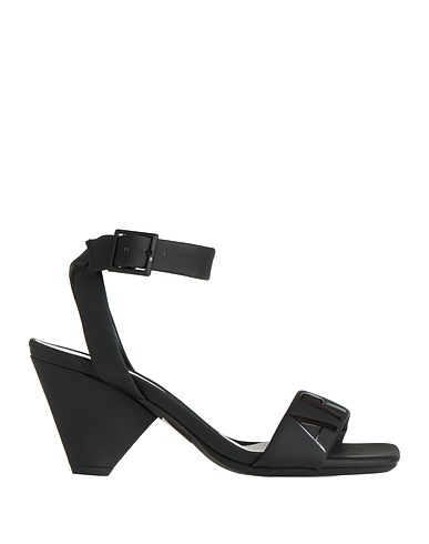 ARMANI EXCHANGE Sandalen Schwarz Gummi