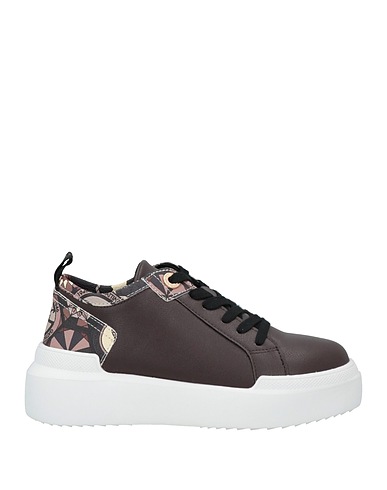 GATTINONI Sneakers Dark brown Textile fibres