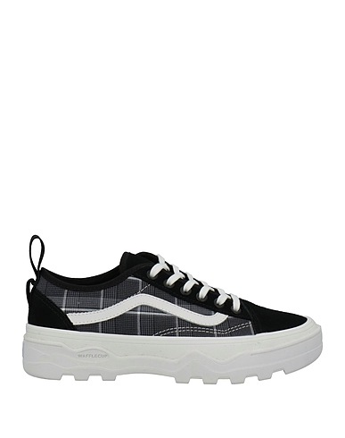VANS Sneakers Grey Leather, Textile fibers