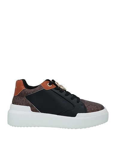 GATTINONI Sneakers Dark brown Textile fibres