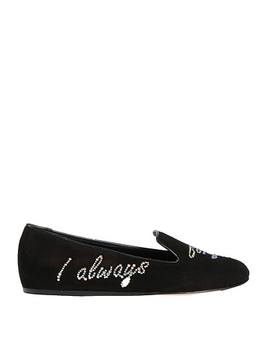 LE SILLA Loafers Black Leather