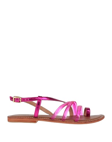 CB FUSION Flip flops Fuchsia Soft Leather, Rubber