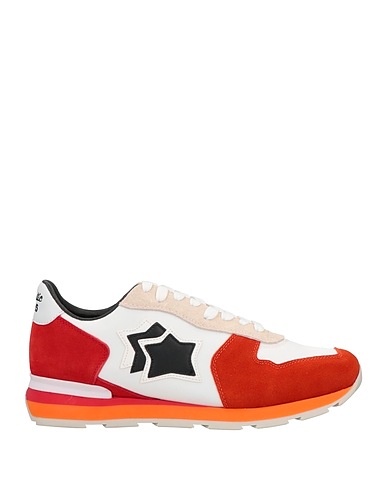 ATLANTIC STARS Sneakers Rust Leather, Textile fibres