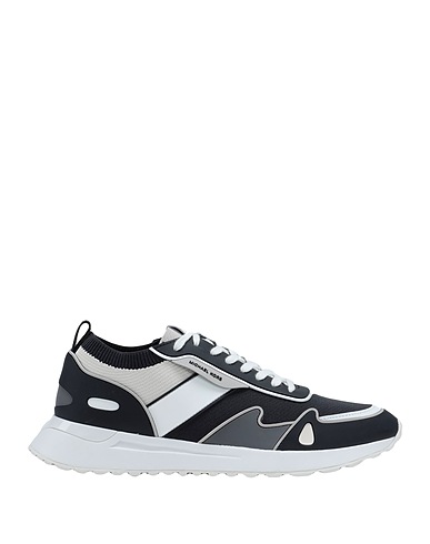 MICHAEL KORS MENS Sneakers Midnight blue Rubber, Textile fibres