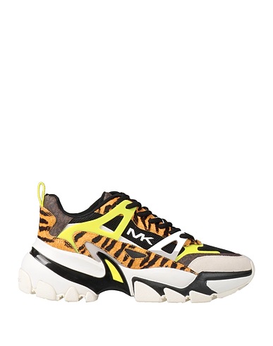 MICHAEL MICHAEL KORS Sneakers Black 100% Calfskin, Textile fibres
