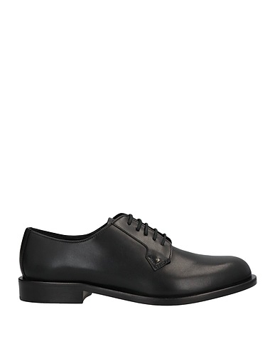VALENTINO GARAVANI Laced shoes Black Soft Leather