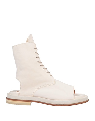 MOMA Sandals White Soft Leather