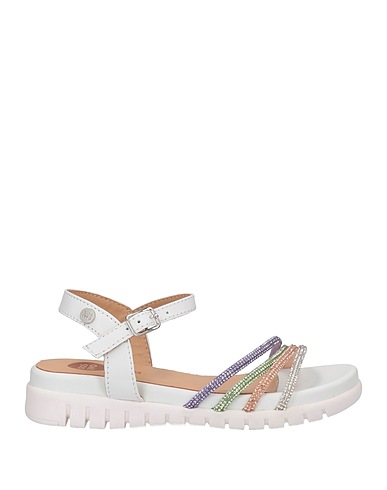 GIOSEPPO Sandals White Soft Leather
