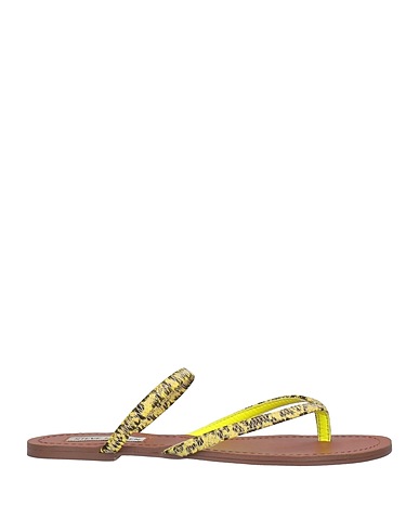 STEVE MADDEN Flip flops Lime green Textile fibres