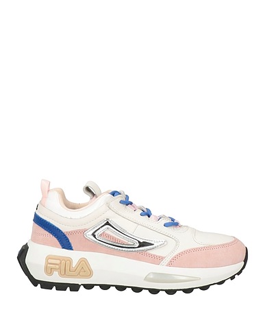 FILA Sneakers Off white Soft Leather, Textile fibres