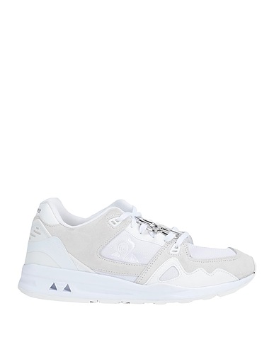LE COQ SPORTIF Sneakers LCS R1000 W BIJOUX  White Soft Leather, Textile fibers