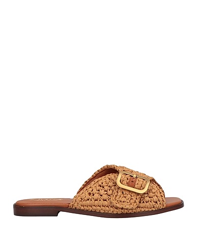 TOD'S Sandalen Lederfarben Leder, Naturbast