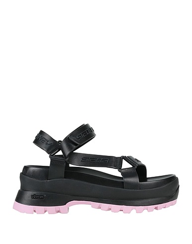STELLA McCARTNEY Sandali Nero Fibre tessili