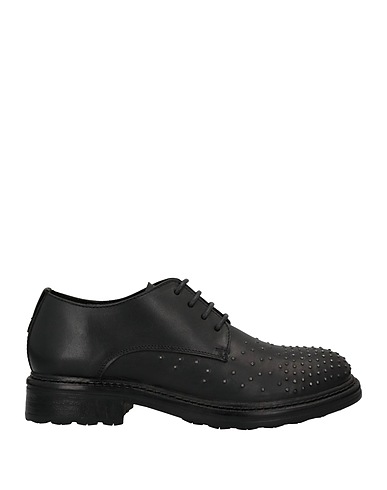 PREGUNTA Laced shoes Black Soft Leather