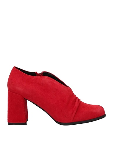 PREGUNTA Ankle boot Tomato red Leather