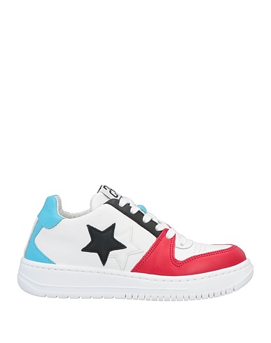 2STAR Sneakers White Soft Leather