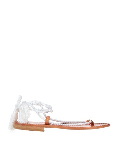 SFIZIO STUDIO Infradito Bianco Fibre tessili