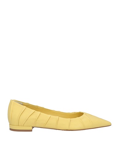 THE SELLER Ballet flats Pastel yellow Soft Leather
