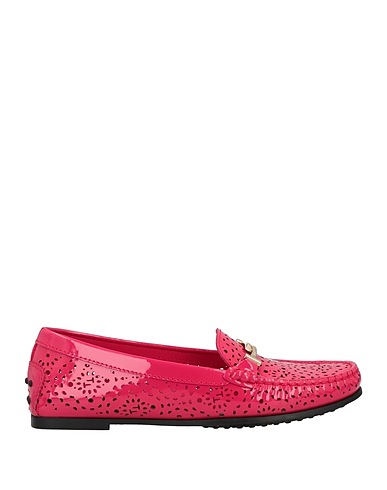 TOD'S Loafers Fuchsia Soft Leather