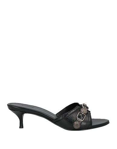 BALENCIAGA Sandals Black Soft Leather