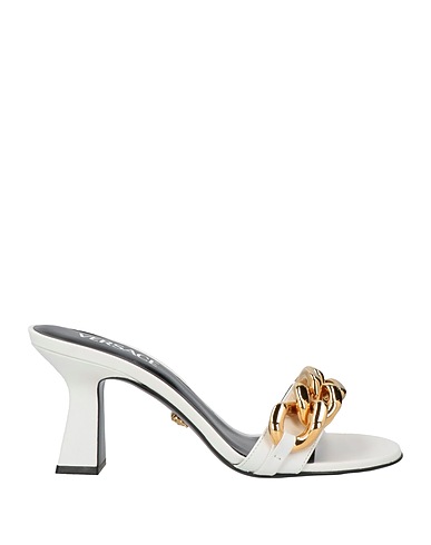 VERSACE Sandali Bianco Pelle di vitello