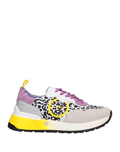 CAFèNOIR Sneakers Weiß Leder, Gewebefasern