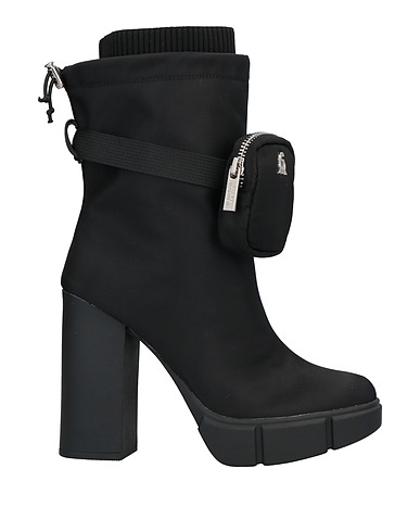 STEVE MADDEN Stiefelette Schwarz Gewebefasern