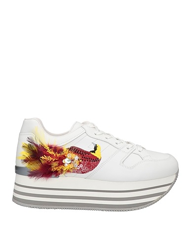 HOGAN Sneakers Weiß 100% Kalbsleder