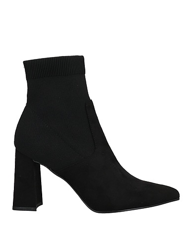 STEVE MADDEN Ankle boot Black Textile fibers