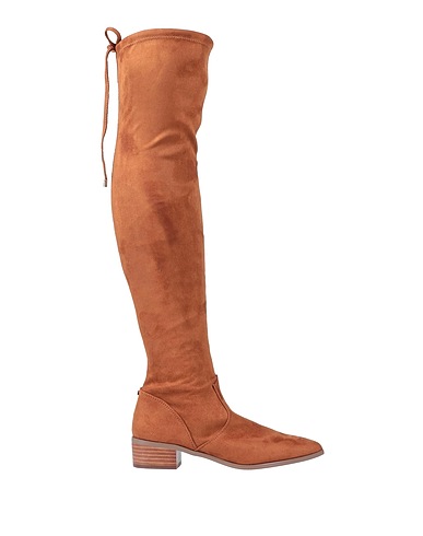 STEVE MADDEN Boots Brown Textile fibres