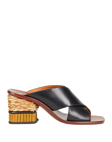 CHLOÉ Sandals Black Soft Leather