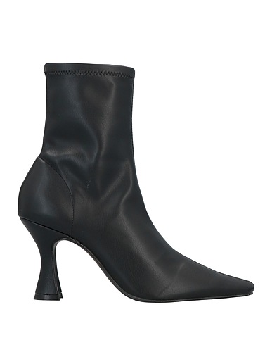 STEVE MADDEN 미들 부츠 블랙 방직 섬유