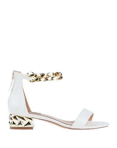 EXE' Sandals White Textile fibres