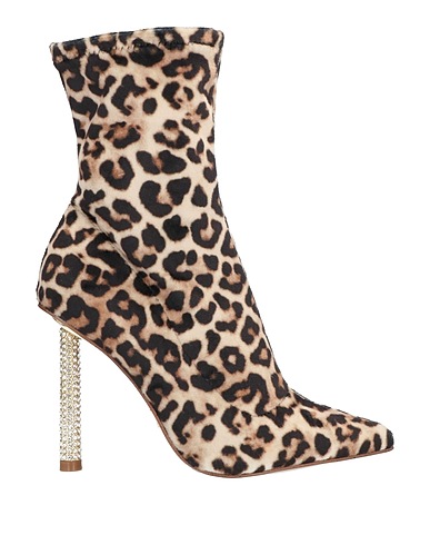 STEVE MADDEN Ankle boot Beige Textile fibres