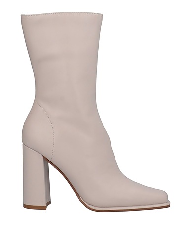 STEVE MADDEN Ankle boot Light grey Soft Leather